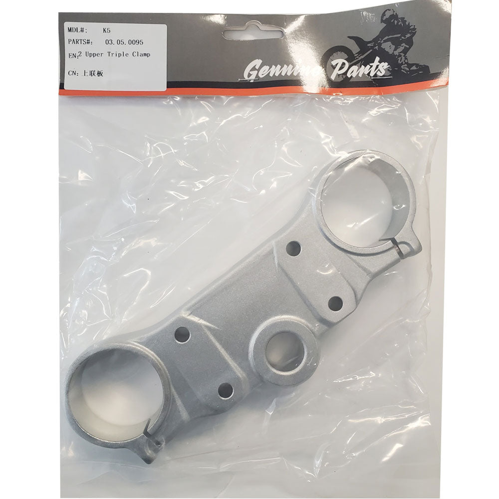MotoTec Replacement UPPER TRIPLE CLAMP for X4, X5 Gas Dirt Bikes, 03.05.0095
