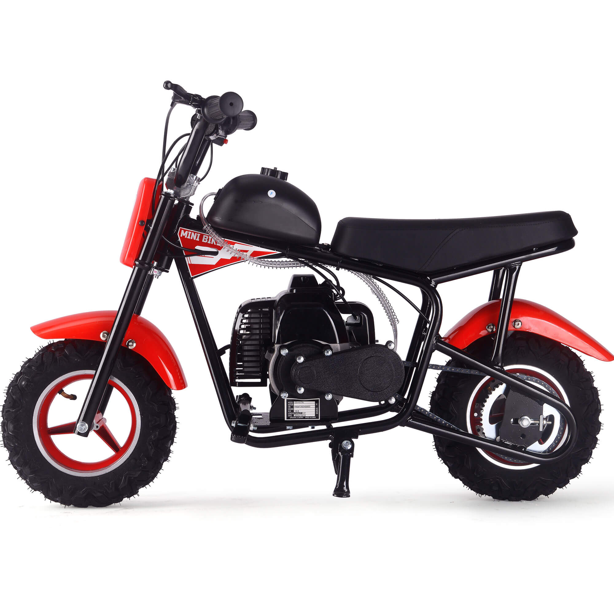 MotoTec URCHIN 49cc 2-Stroke EPA Approved Kids' Gas Mini Bike