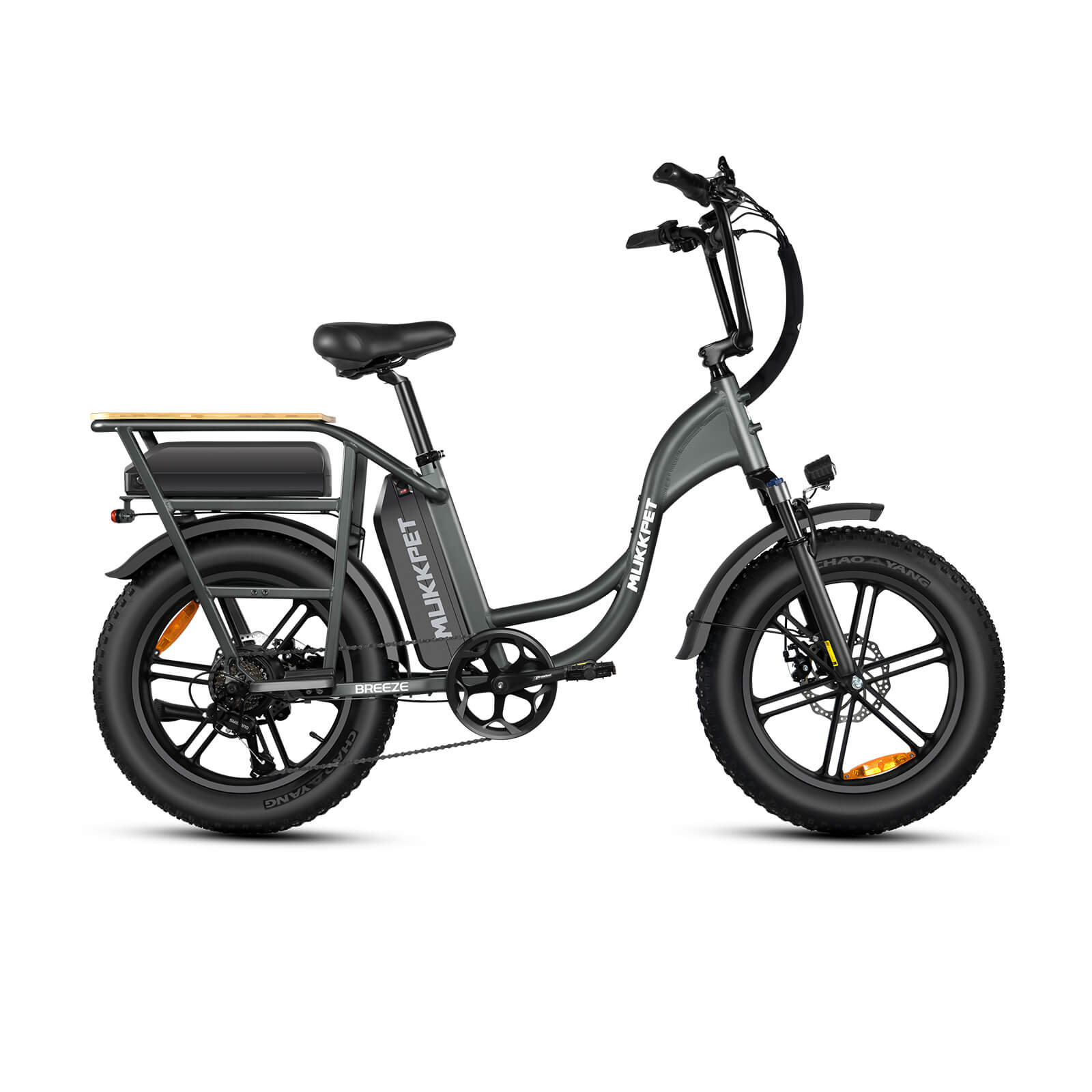 2025 Mukkpet BREEZE 750W 48V Suspension Step-Through Fat Tire Electric Bike