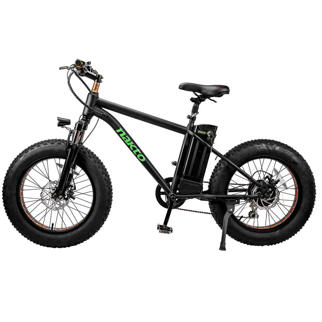 nakto fat tire electric bicycle Nakto 20" MINI CRUISER 2 500W 48V 8Ah Fat Tire Mountain Electric Bike — Upzy.com
