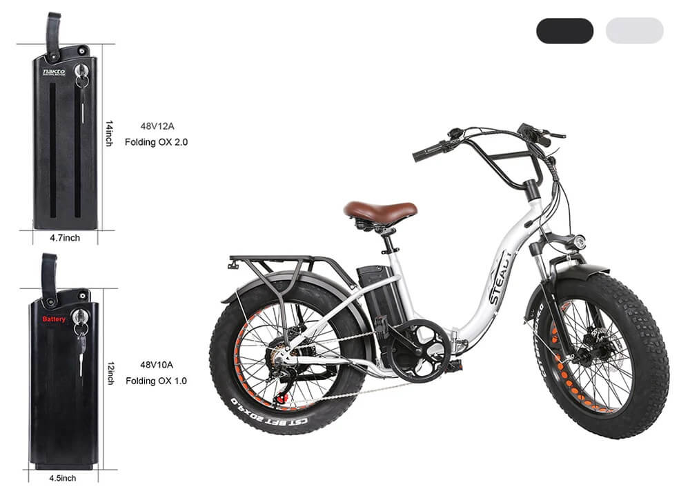 Nakto Electric Bike Replacement Lithium BATTERY PACK, Various Models