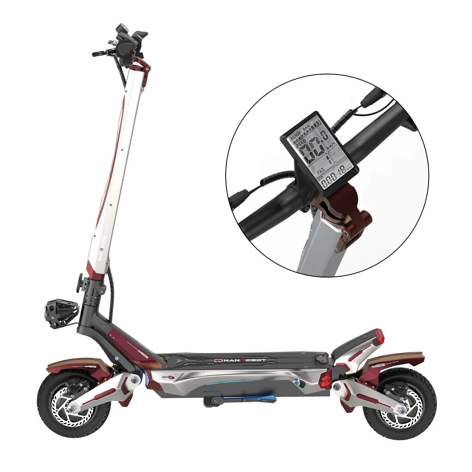 Nanrobot N6 Dual 1000W 52V 10" Off-Road Tires Folding Electric Scooter