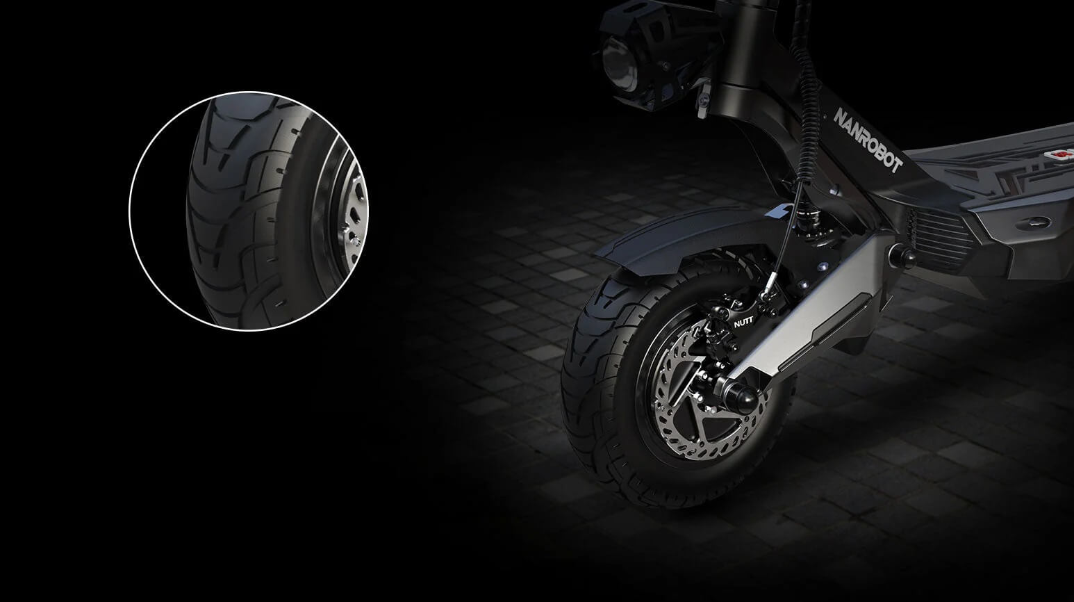 Nanrobot N6 Dual 1500W 72V 10" Off-Road Tires Folding Electric Scooter