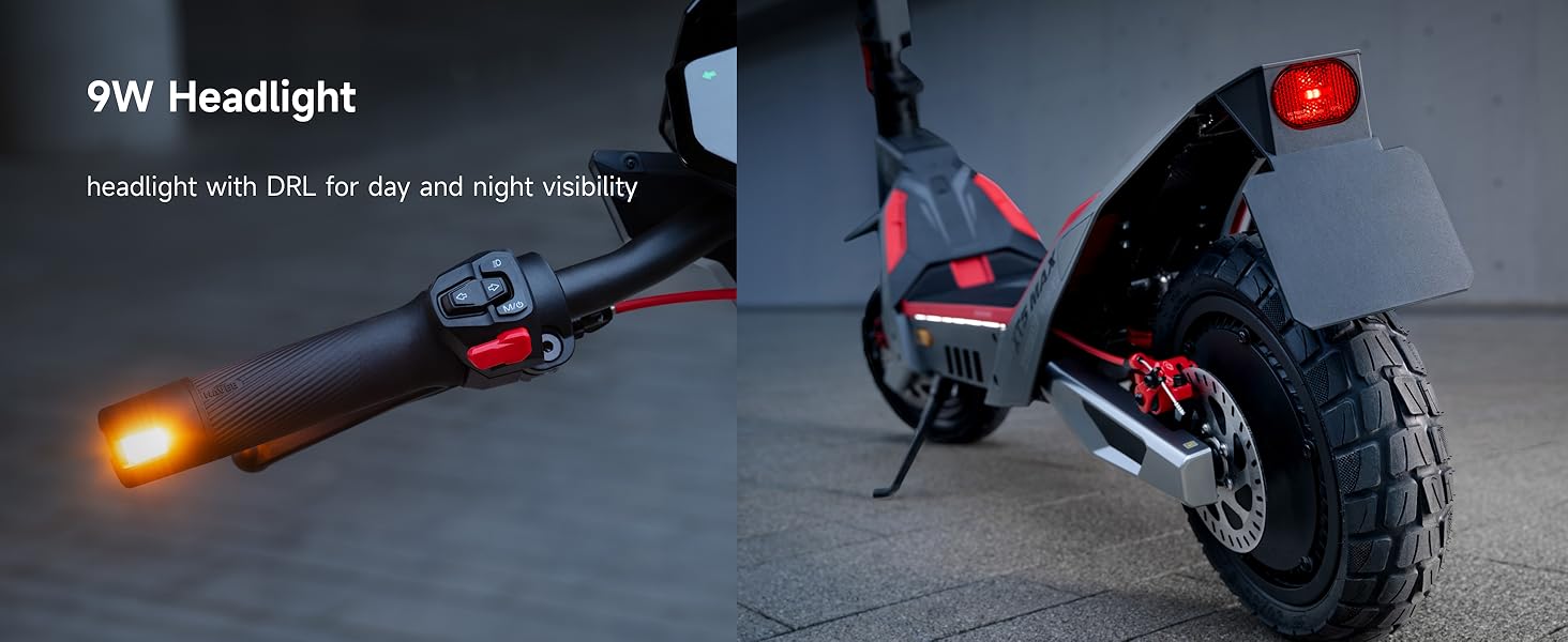 Navee 12" XT5 Pro 2200W Dual Suspension Folding Electric Scooter