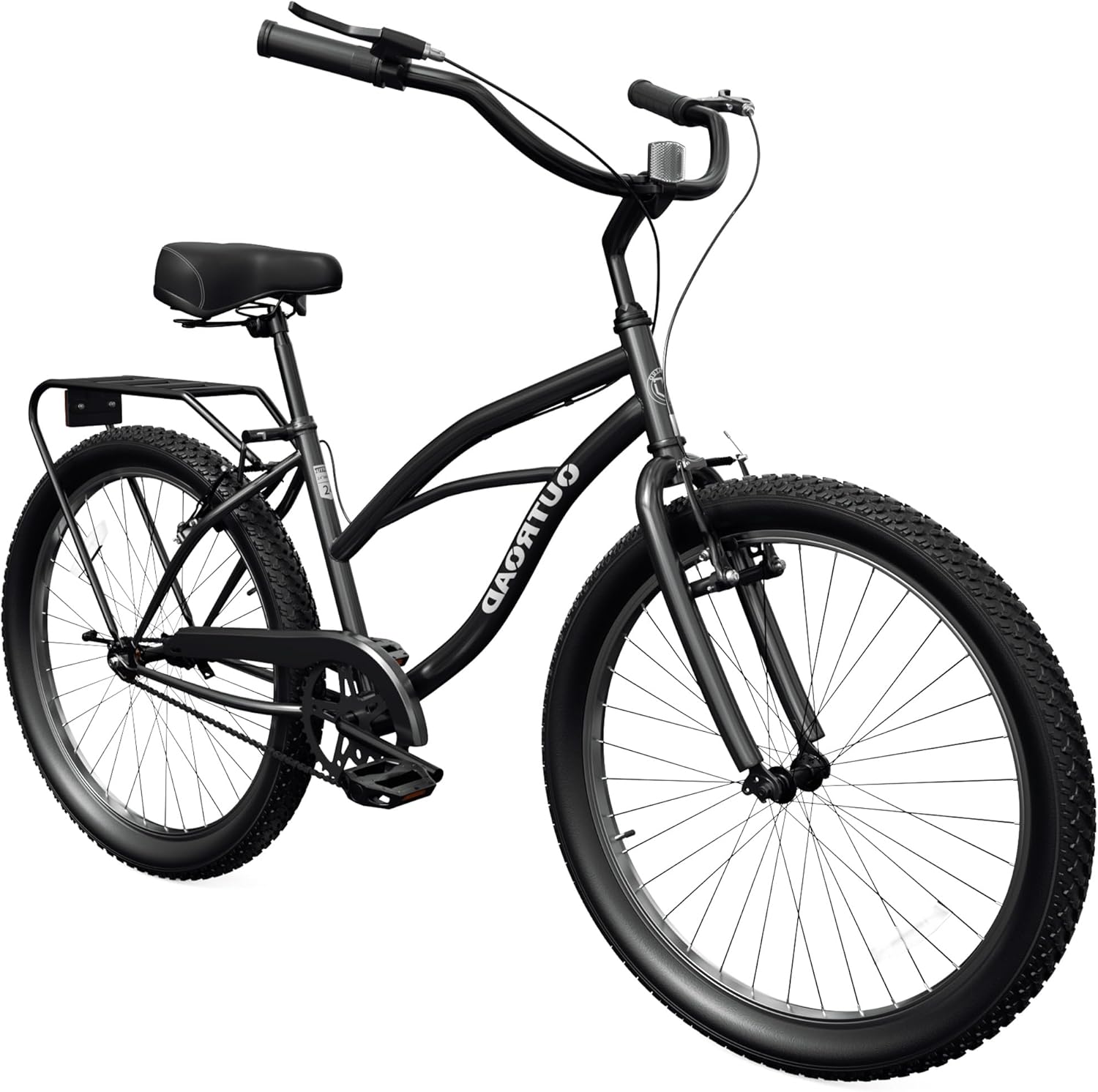 Outroad 24" Women's Single Speed Step-Through Beach Cruiser Bike
