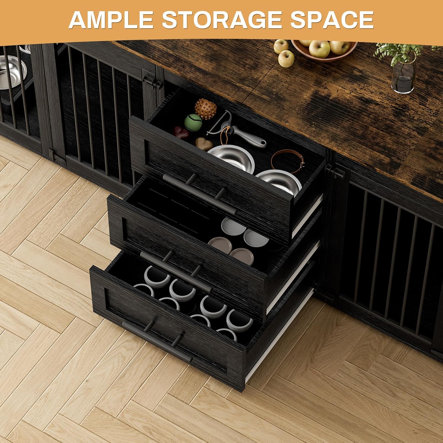 OUYESSIR 94.5" Large Dogs Crate Furniture