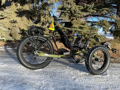 Performer DEFENDER Tadpole Recumbent Fat Tire Trike