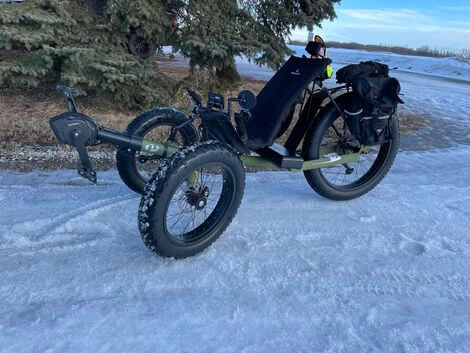 Performer DEFENDER Tadpole Recumbent Fat Tire Trike