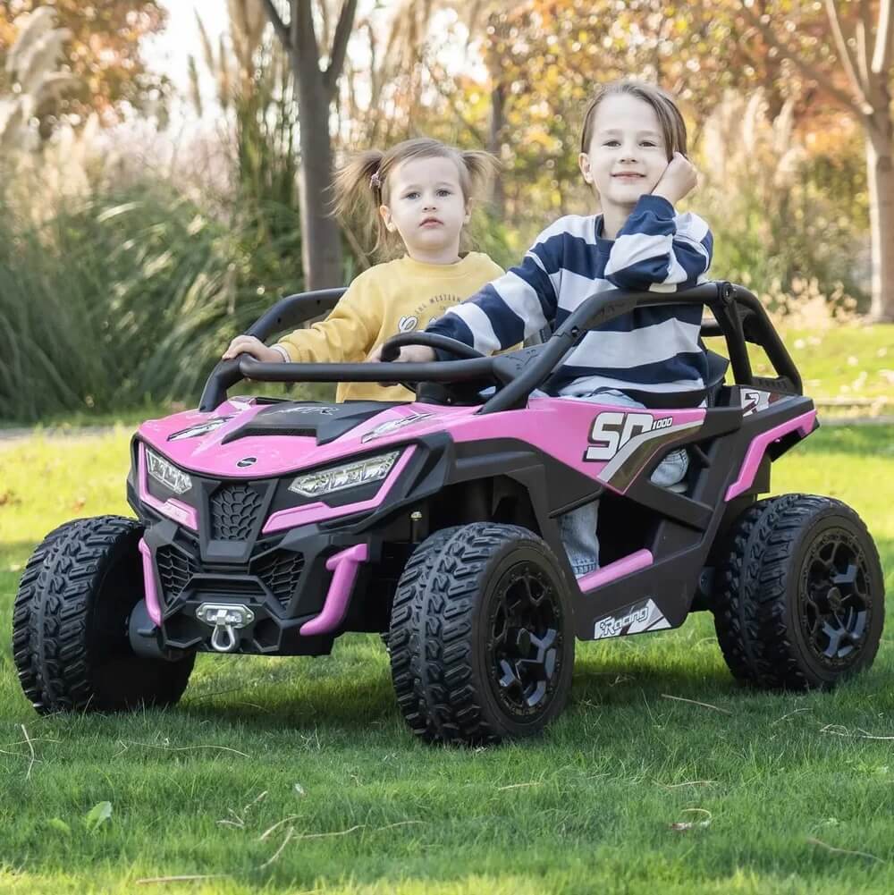 Moderno Kids TRAIL RUNNER 24V 4WD Electric UTV Ride-On Car, Parental Remote