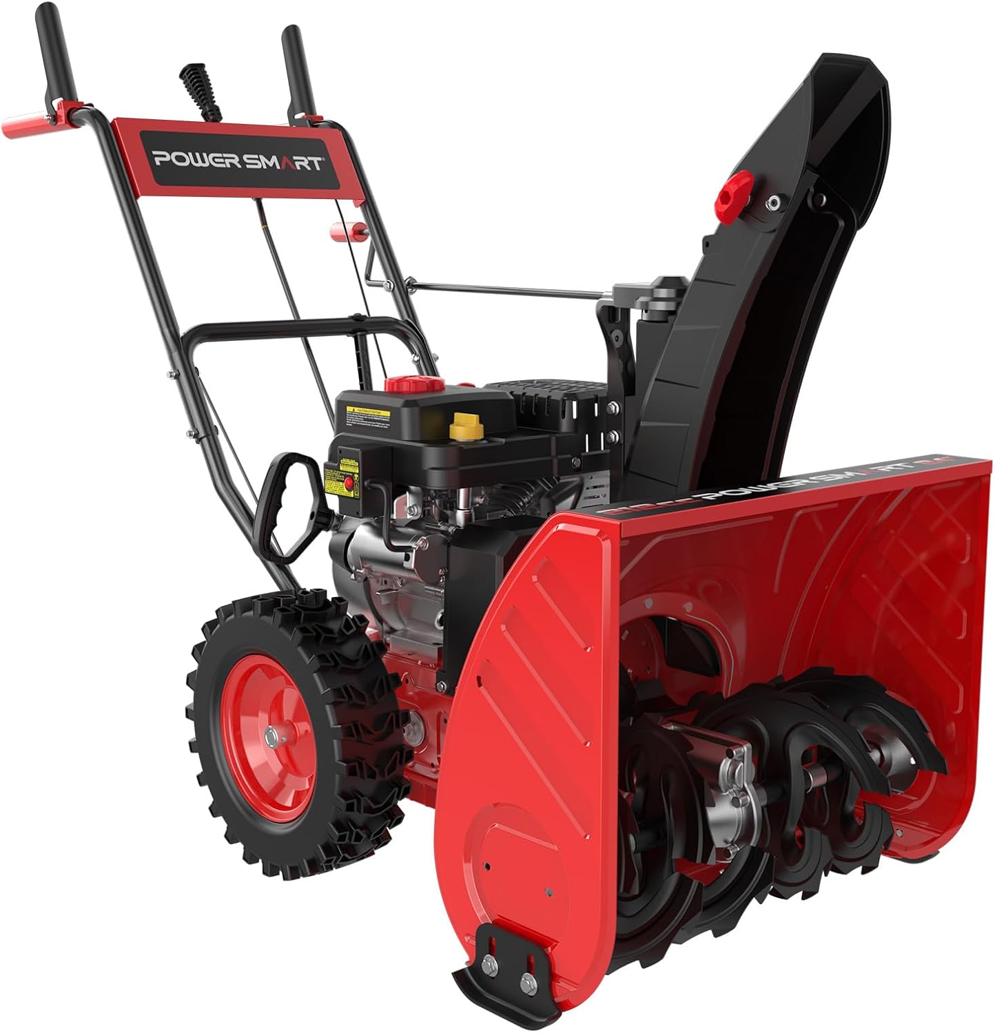 Powersmart 24" 212cc 2-Stage 8 Speed Self-Propelled Gas Snow Blower