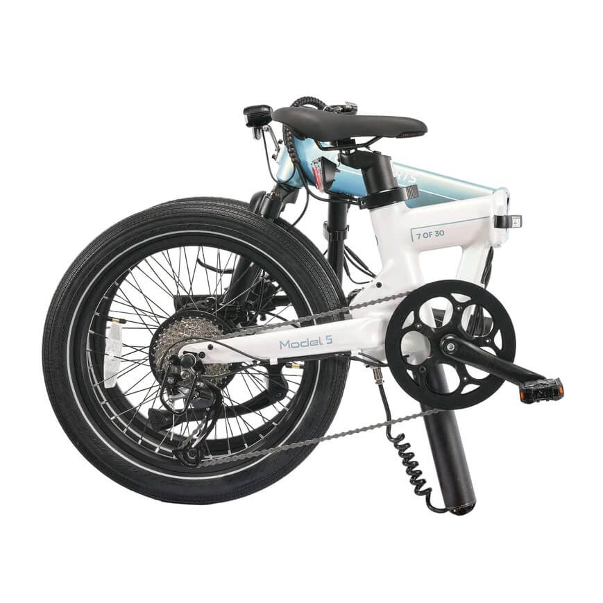 2024 Qualisports MODEL 5 500W 48V 20" Lightweight Folding Electric Bike-Upzy.com