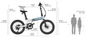 2024 Qualisports MODEL 5 500W 48V 20" Lightweight Folding Electric Bike-Upzy.com