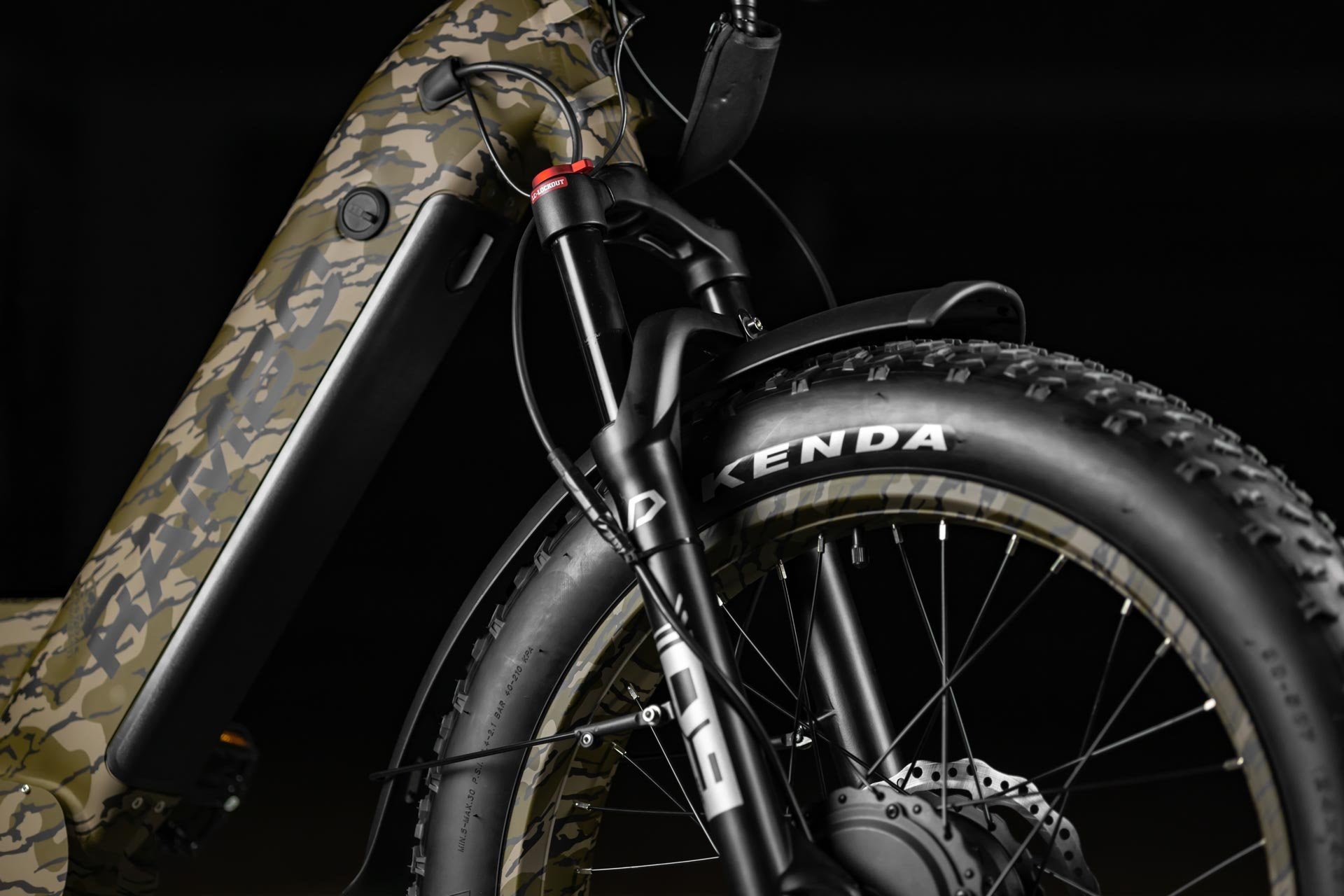 rambo electric bicycle Krusader 3.0 All-Wheel Drive OD Green / 20Ah