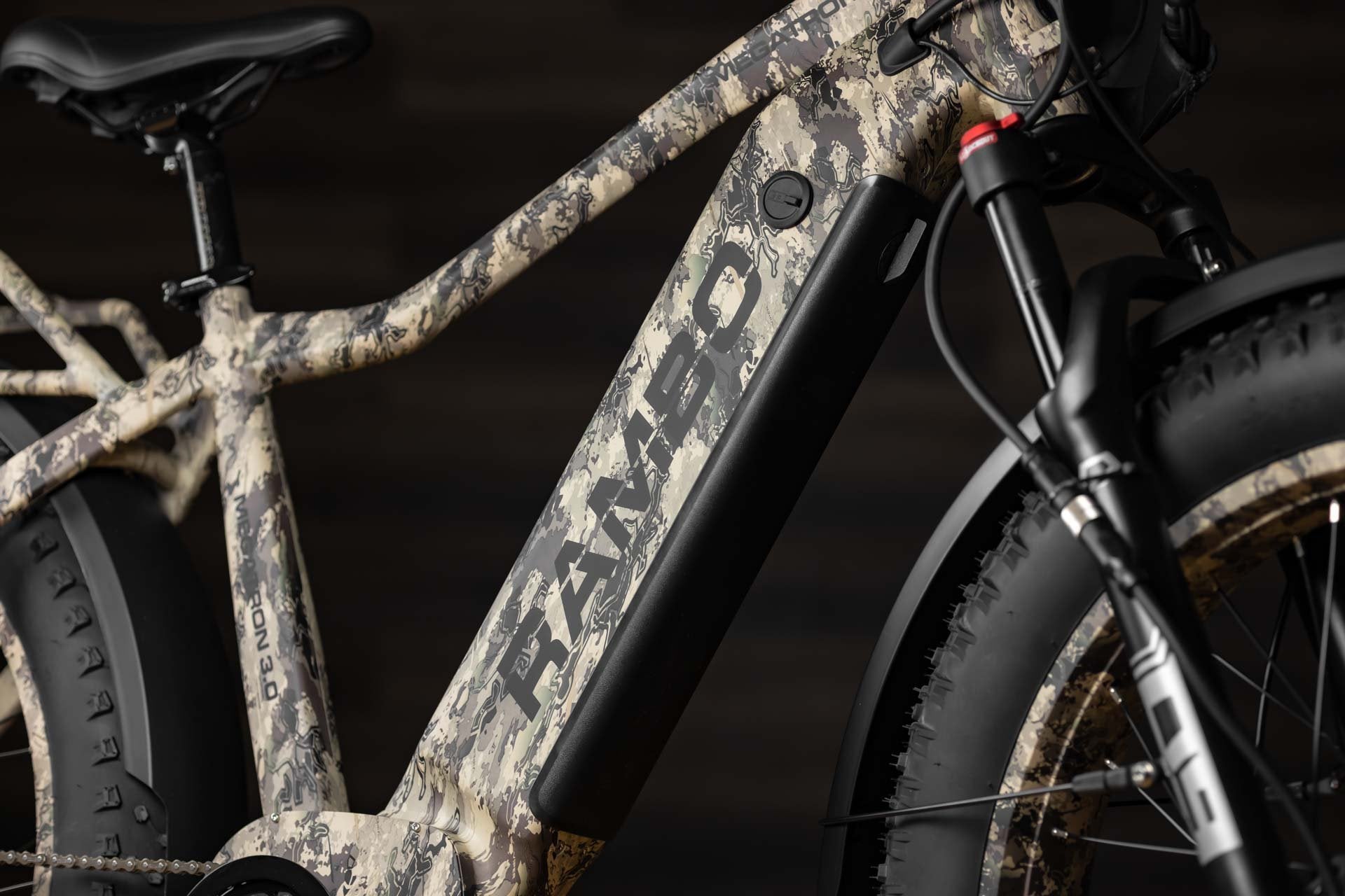 2025 Rambo MEGATRON 4.0 1000W AWD Fat Tire Hunting Electric Bike