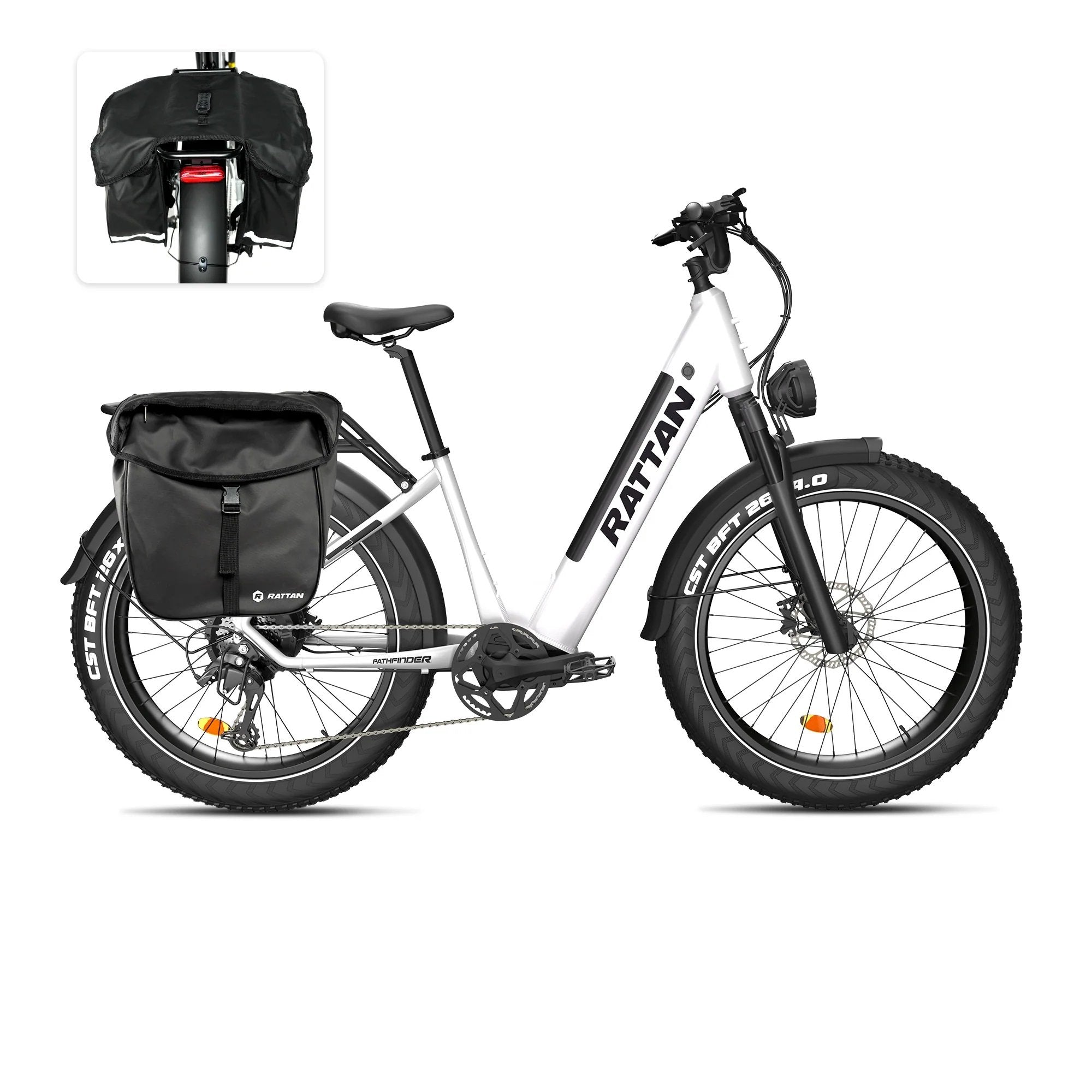 Rattan FRAME BAG for Electric Bikes