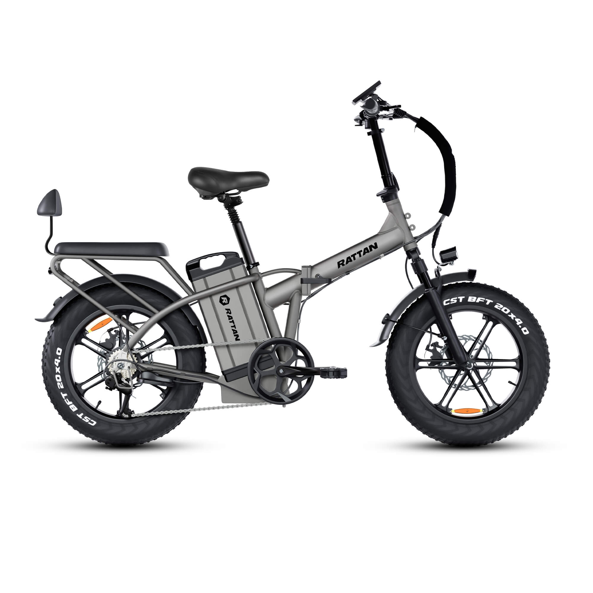 2025 Rattan LM ULTRA 1000W 48V Folding Step-Through Fat Tire Electric Mountain Bike