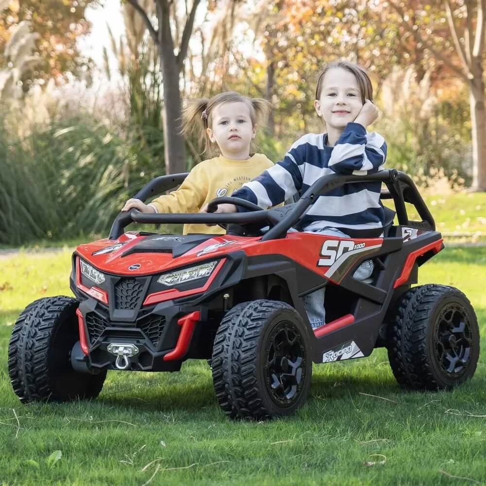 Moderno Kids TRAIL RUNNER 24V 4WD Electric UTV Ride-On Car, Parental Remote