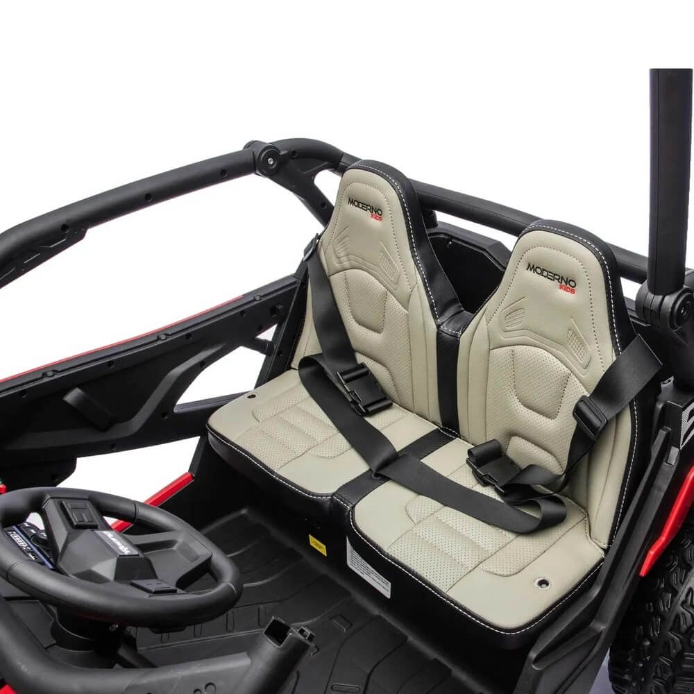Moderno Kids TRAIL RUNNER 24V 4WD Electric UTV Ride-On Car, Parental Remote
