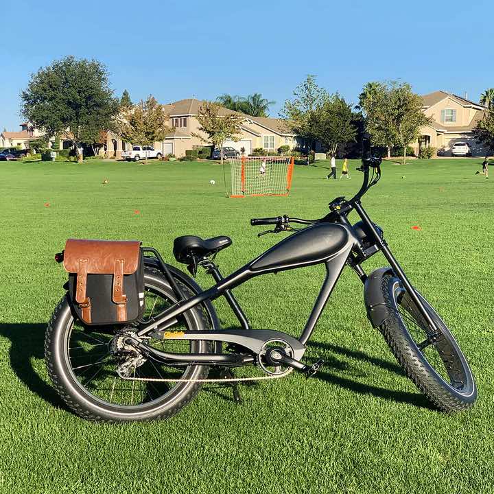 Revi Bikes CHEETAH PLUS Cafe Racer Fat Tire Cruiser Electric Bike