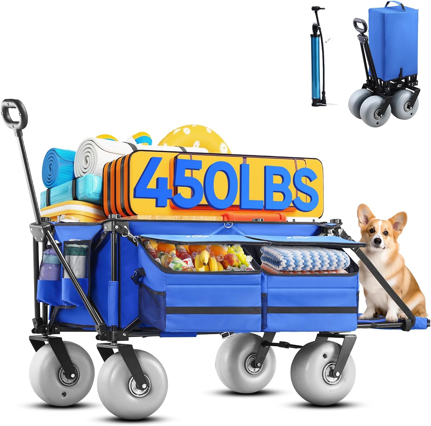 Rovique 53" Foldable Beach Wagon