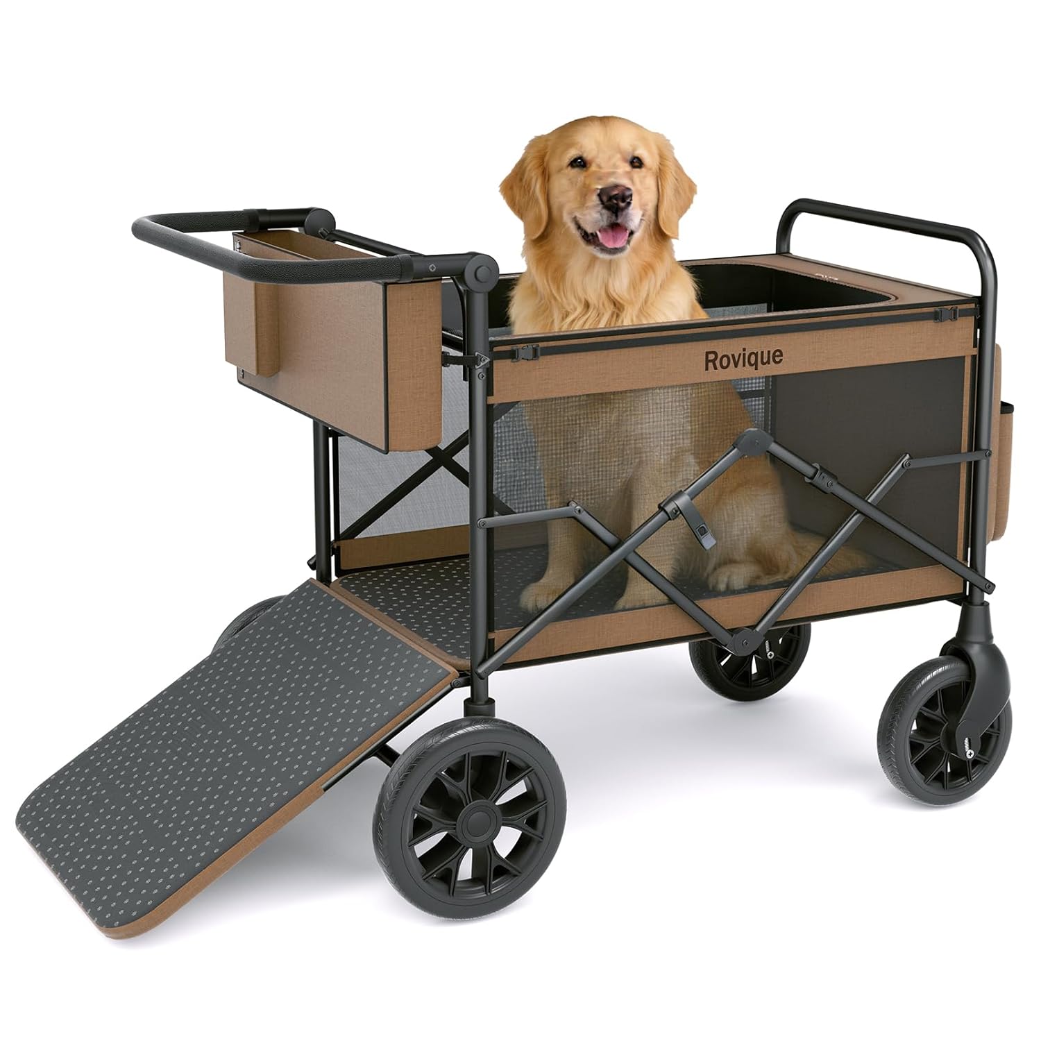 Rovique Heavy Duty Large Wagon Dog Stroller