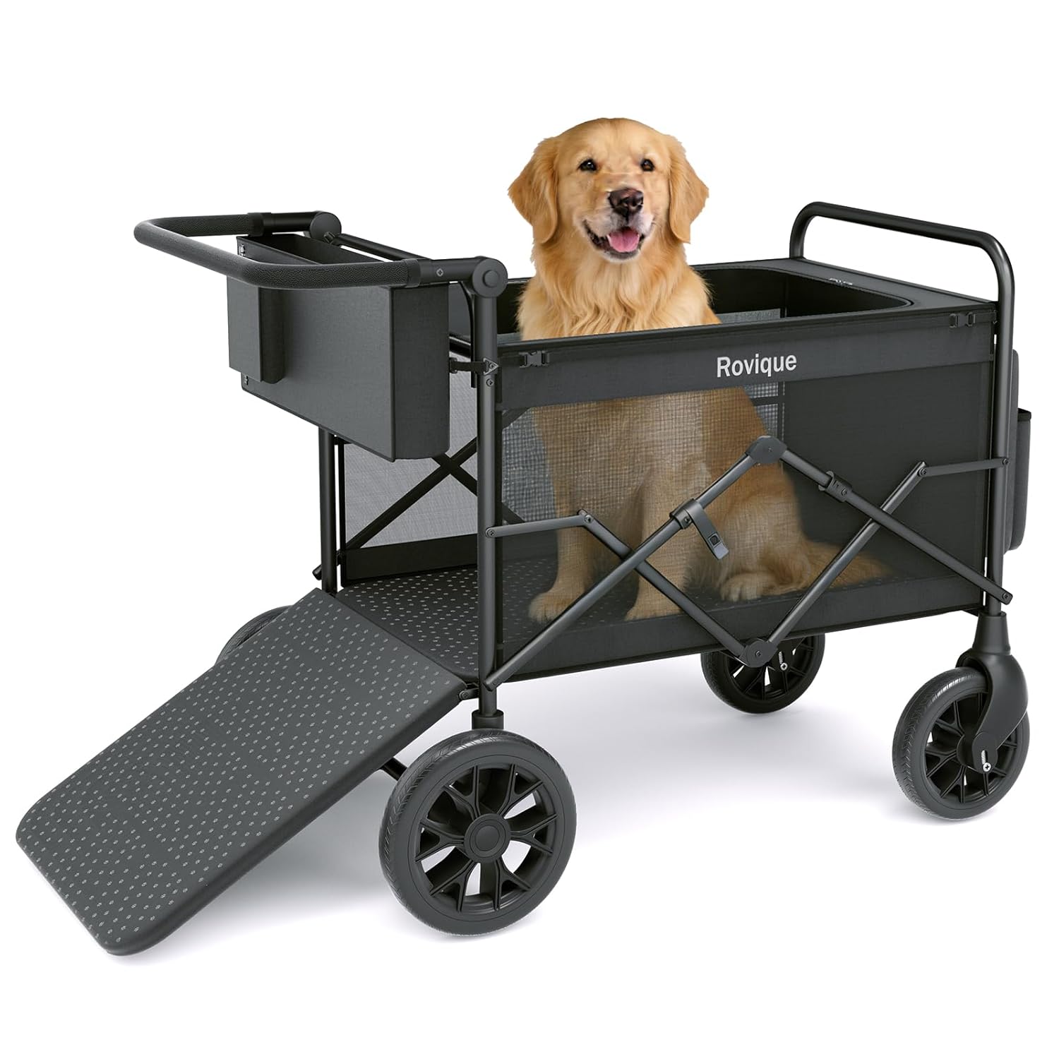 Rovique Heavy Duty Large Wagon Dog Stroller