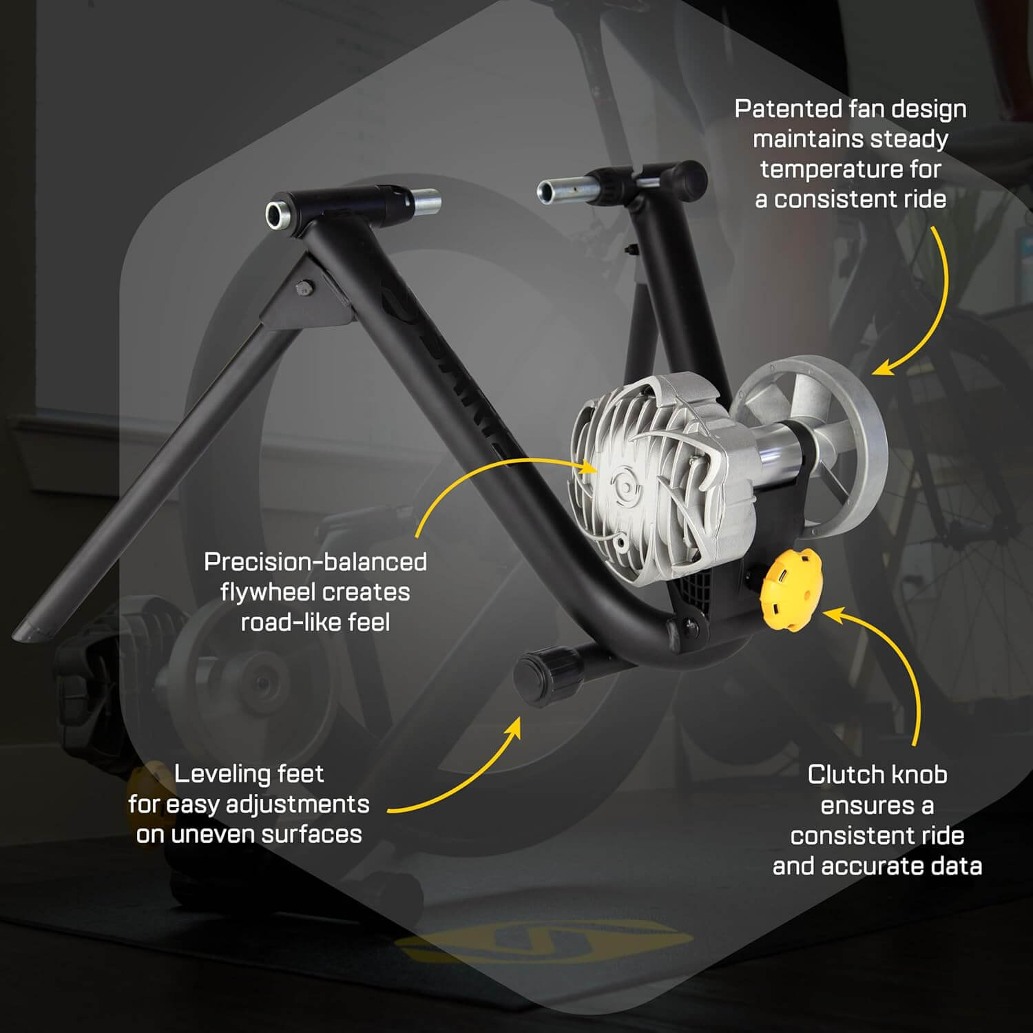 Saris Fluid2 Smart Equipped Zwift Compatible Indoor Bike Trainer
