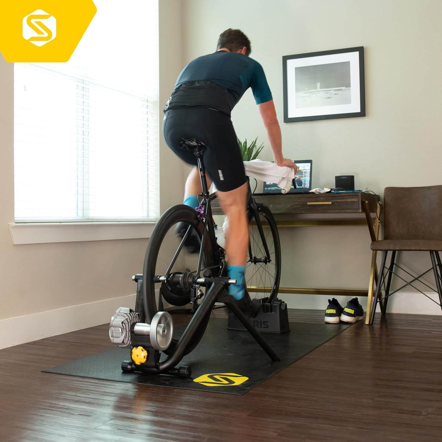 Saris Fluid2 Smart Equipped Zwift Compatible Indoor Bike Trainer