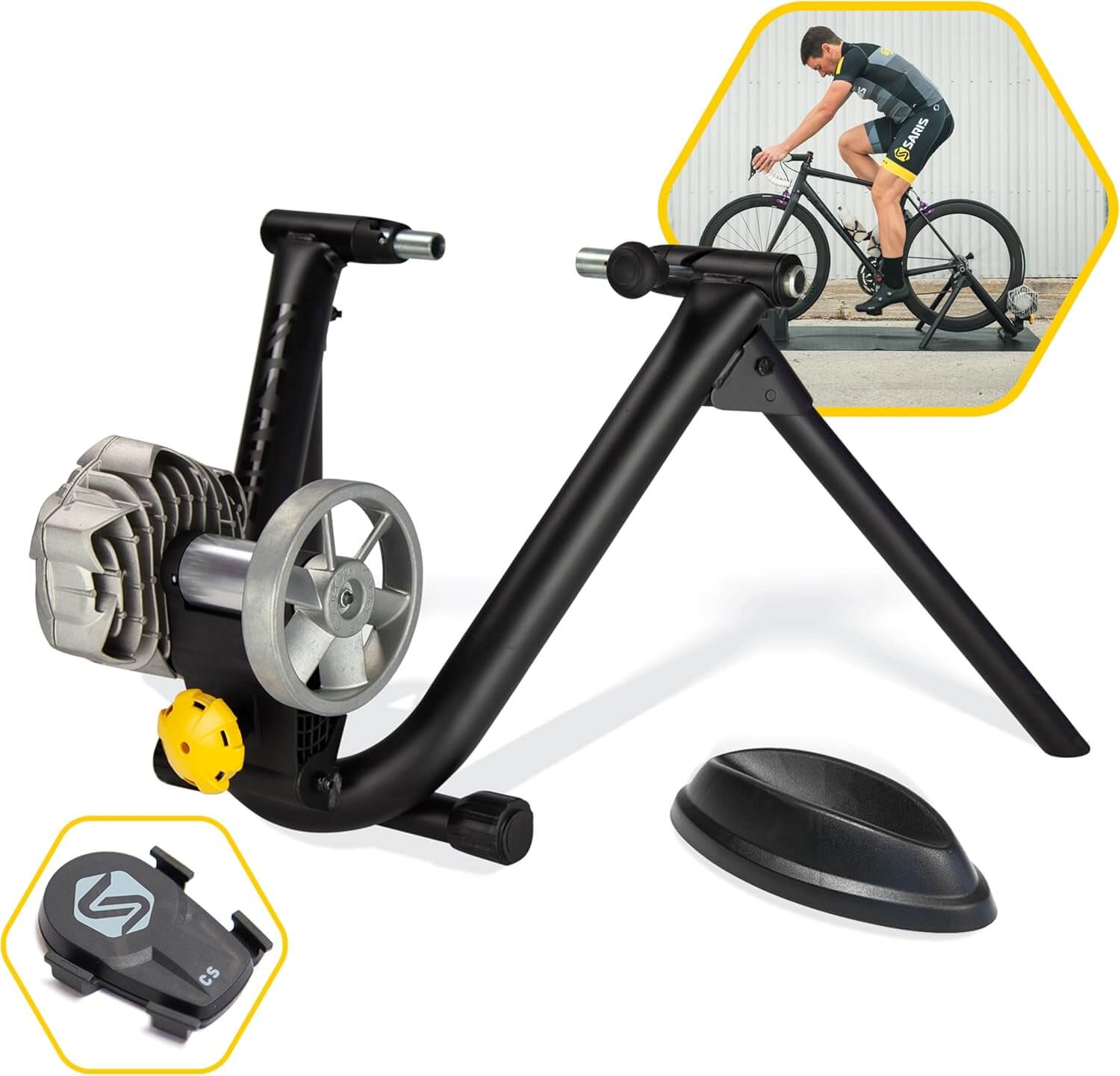 Saris Fluid2 Smart Equipped Zwift Compatible Indoor Bike Trainer