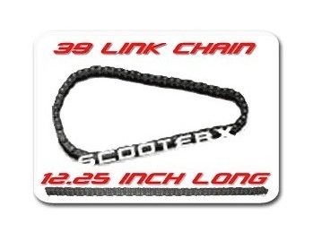 ScooterX 39 LINK CHAIN 8MM For Gas Scooters