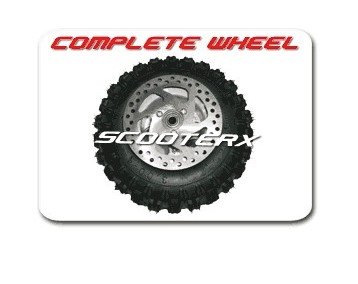 ScooterX COMPLETE REAR WHEEL For Dirt Dog Scooter