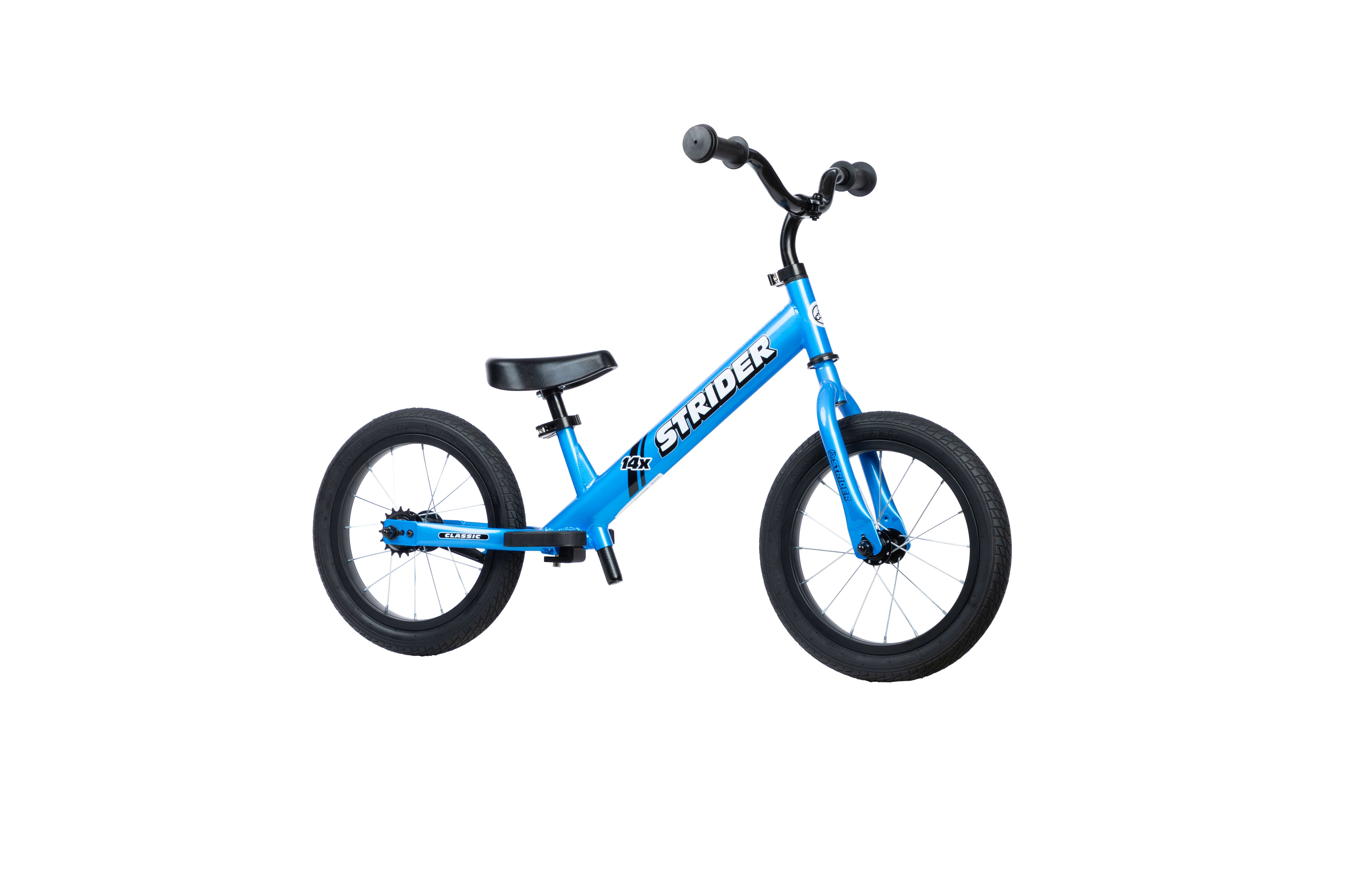 Strider 14x CLASSIC 2-in-1 Kids Balance Bike, 90% Assembled —