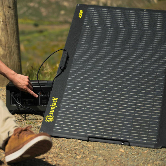 SunJack 400W ETFE Foldable Portable Solar Panel