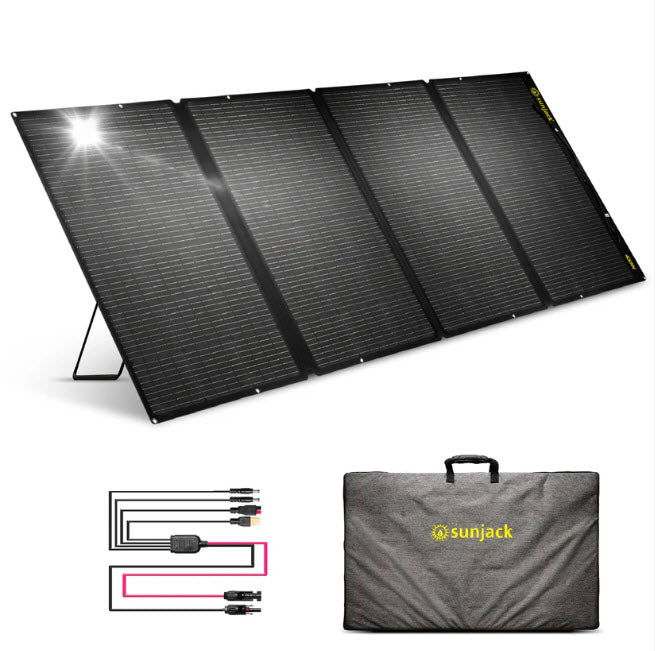 SunJack 400W ETFE Foldable Portable Solar Panel