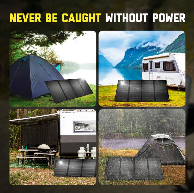 SunJack 400W ETFE Foldable Portable Solar Panel