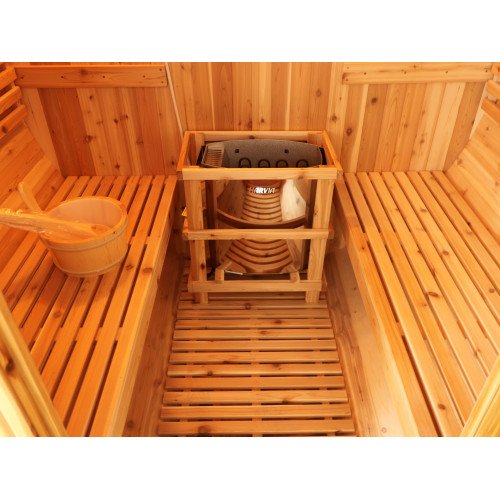 Sunray 300SH AURORA 2-4 Person Traditional Barrel Sauna