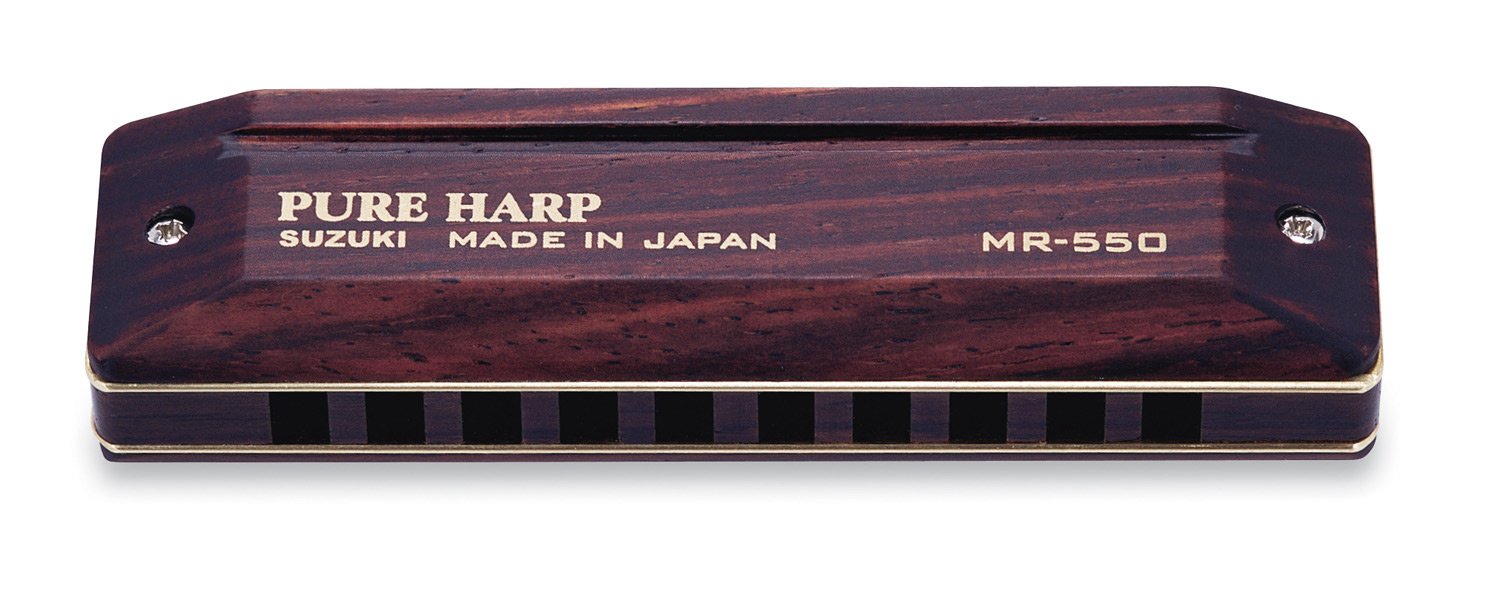 Suzuki PURE HARP MR-550-LF Key of Low F Harmonica