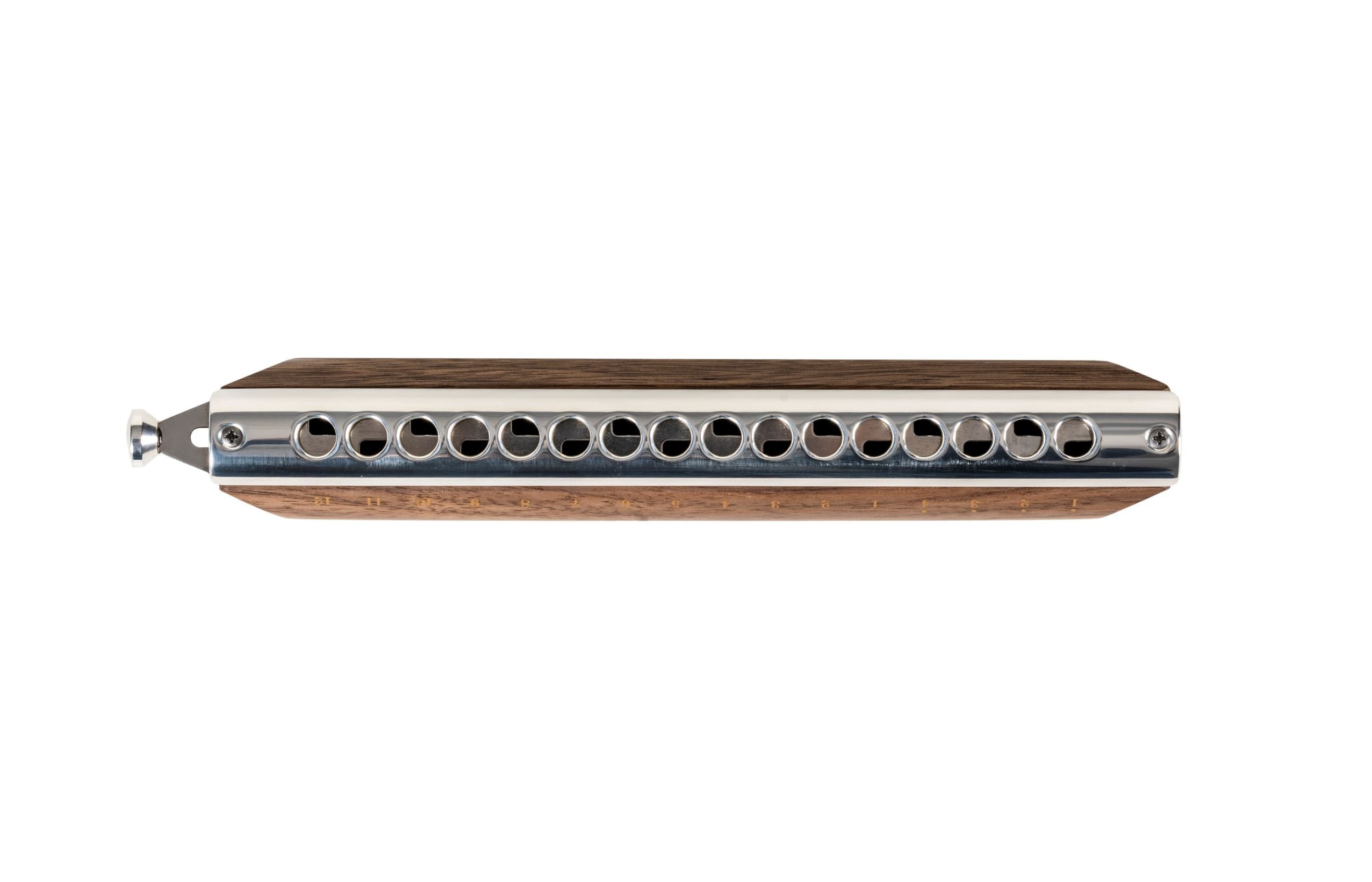 Suzuki SIRIUS S-64CW 16 Hole Chromatic Cross Wood Cover Harmonica