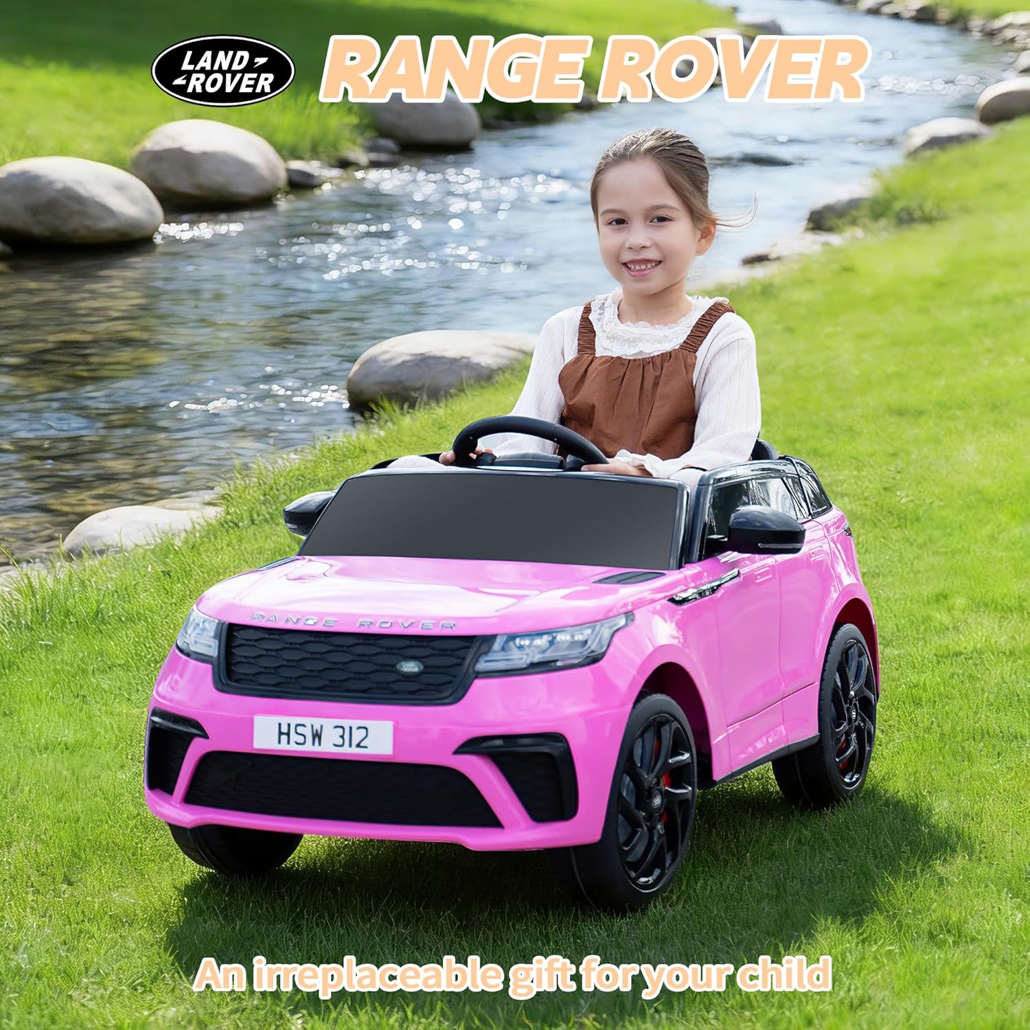 TOBBI 12V LAND ROVER VELAR Licensed Kids' Electric Ride-On Car