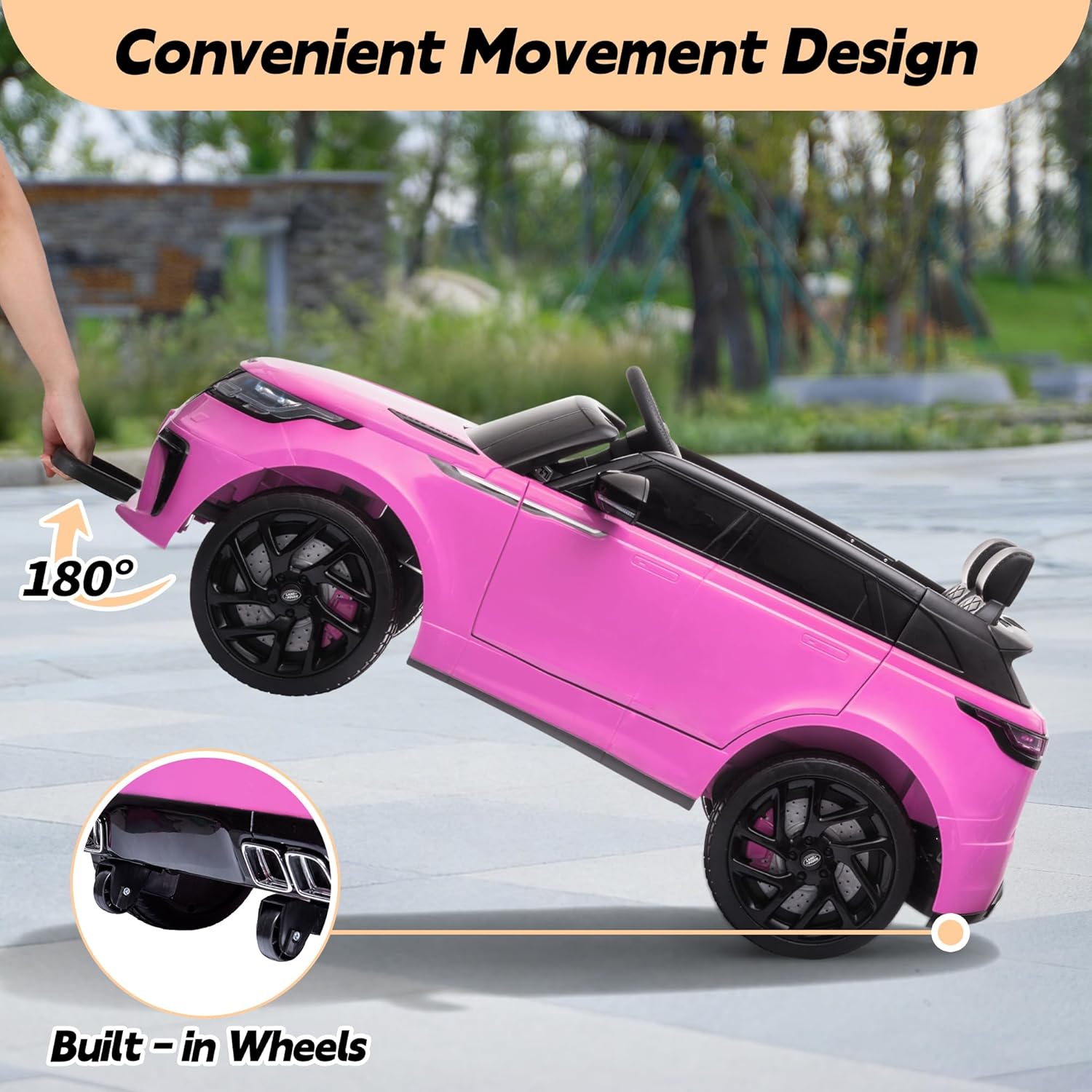 TOBBI 12V LAND ROVER VELAR Licensed Kids' Electric Ride-On Car