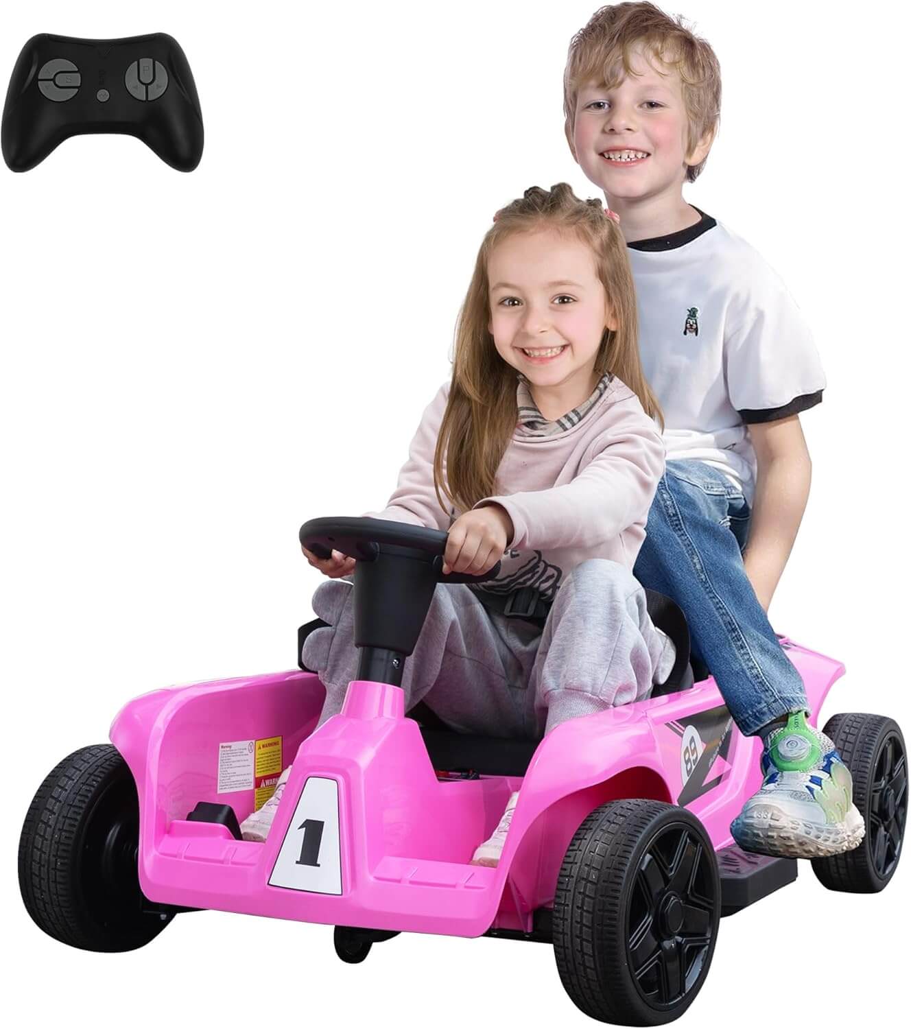 TOBBI 24V 2-Seater Kids' Electric Go Kart