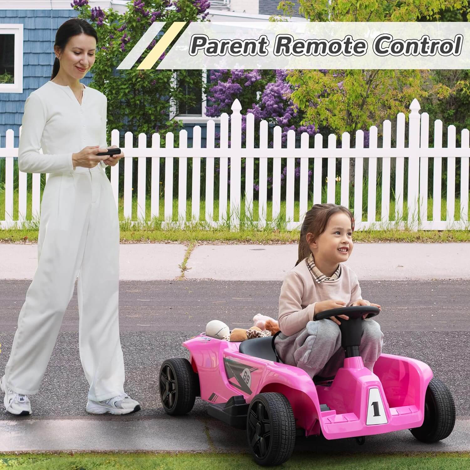 TOBBI 24V 2-Seater Kids' Electric Go Kart