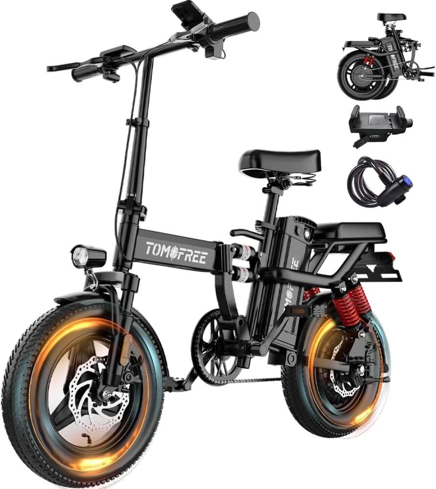 Tomofree T0 750W 48V 20Ah Folding Electric Bike