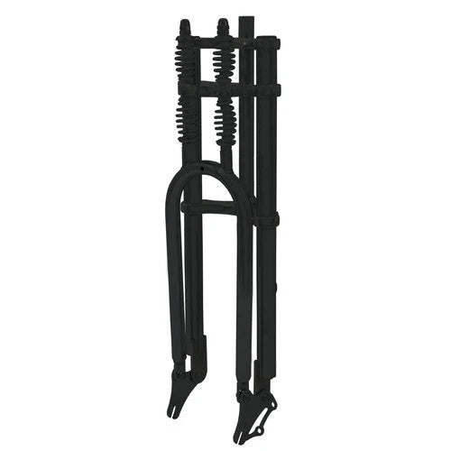 Tracer 1" Threadless Dual Springer Bike Fork Disc Brake for 26"/29" Bike with 3.0/4.0 Tire
