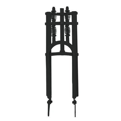 Tracer 1" Threadless Dual Springer Bike Fork Disc Brake for 26"/29" Bike with 3.0/4.0 Tire