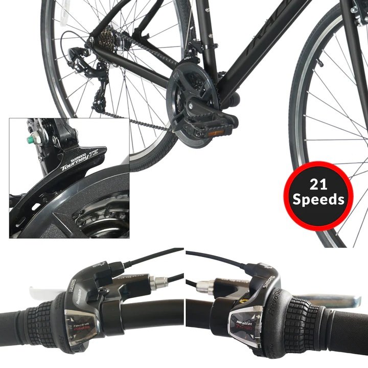 Tracer BRAVER 700C LARGE Hybrid Shimano 7-Speed Road Bike