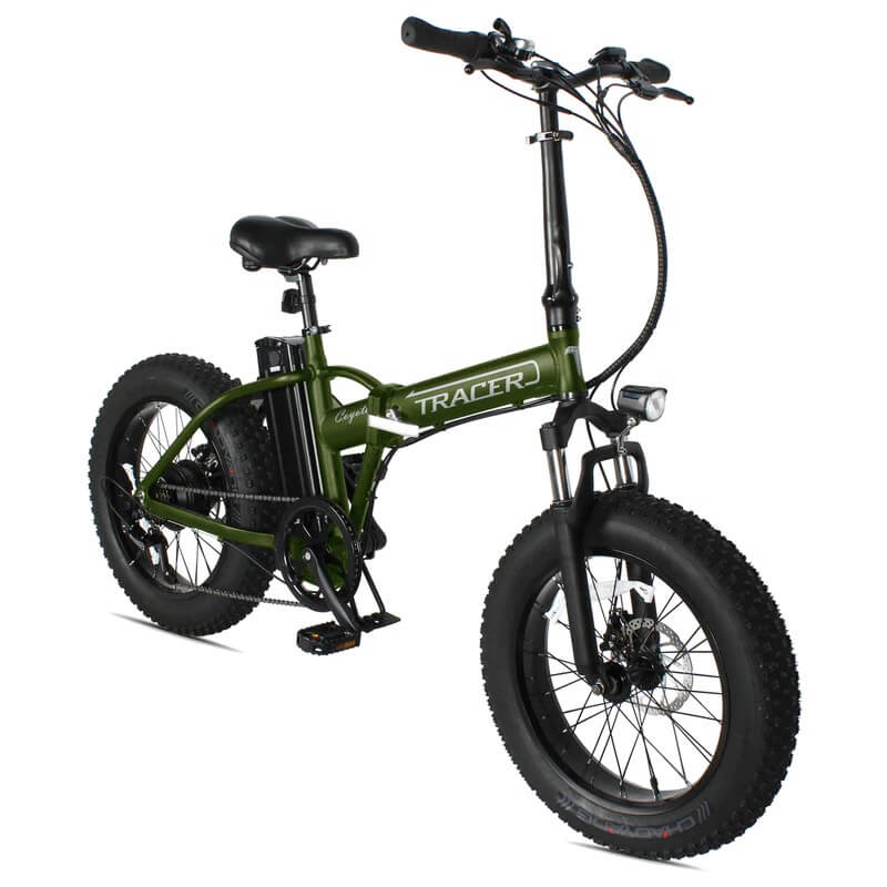 Tracer COYOTE 500W 48V 20" 7 Speed Folding Fat Tire Electric Bike