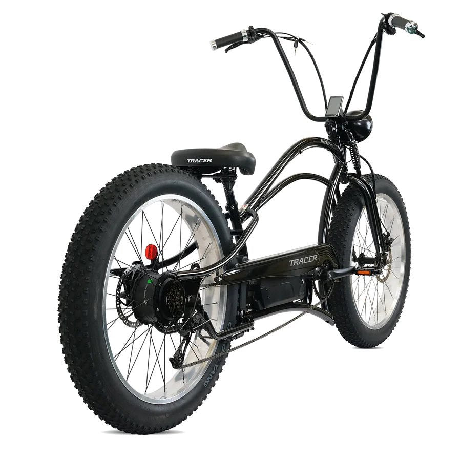 Tracer TRACKER DS7 26" 800W 48V 7-Speed Stretch Cruiser Fat Tire Electric Bike