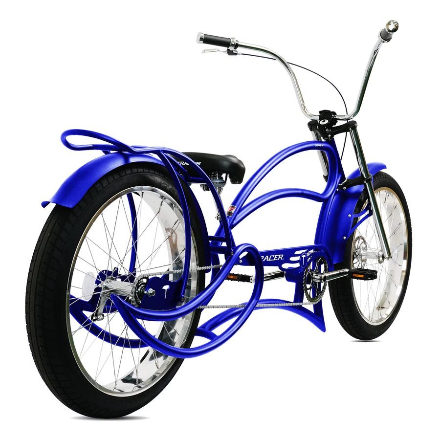 lowrider bicycle air suspension Tracer LEOPARD GT 26" Suspension Cruiser Chopper Stretch Fat Tire Bike Green