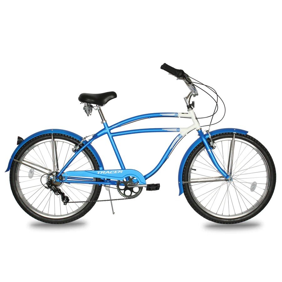 Tracer NAPA 26" Hi-Ten Steel Frame 7 Speed Beach Cruiser Fat Tire Bike